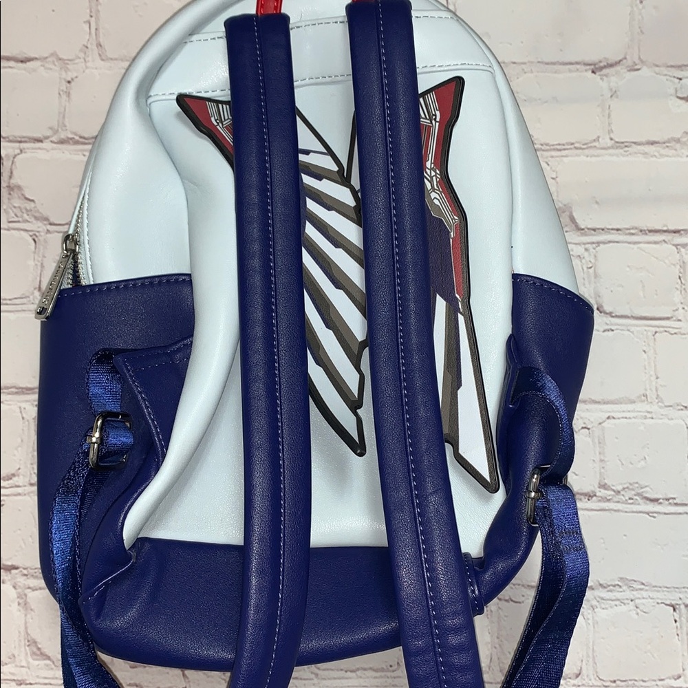 Loungefly Mini Falcon Captain America Cosplay Themed Backpack - Picture 6 of 10